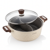 24 cm non-stick pan with compartments